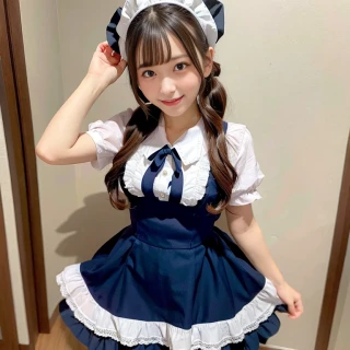 美少女, メイド服